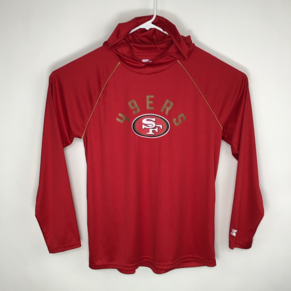 Starter NFL San Francisco 49ers men’s long sleeve lightweight hoodie large